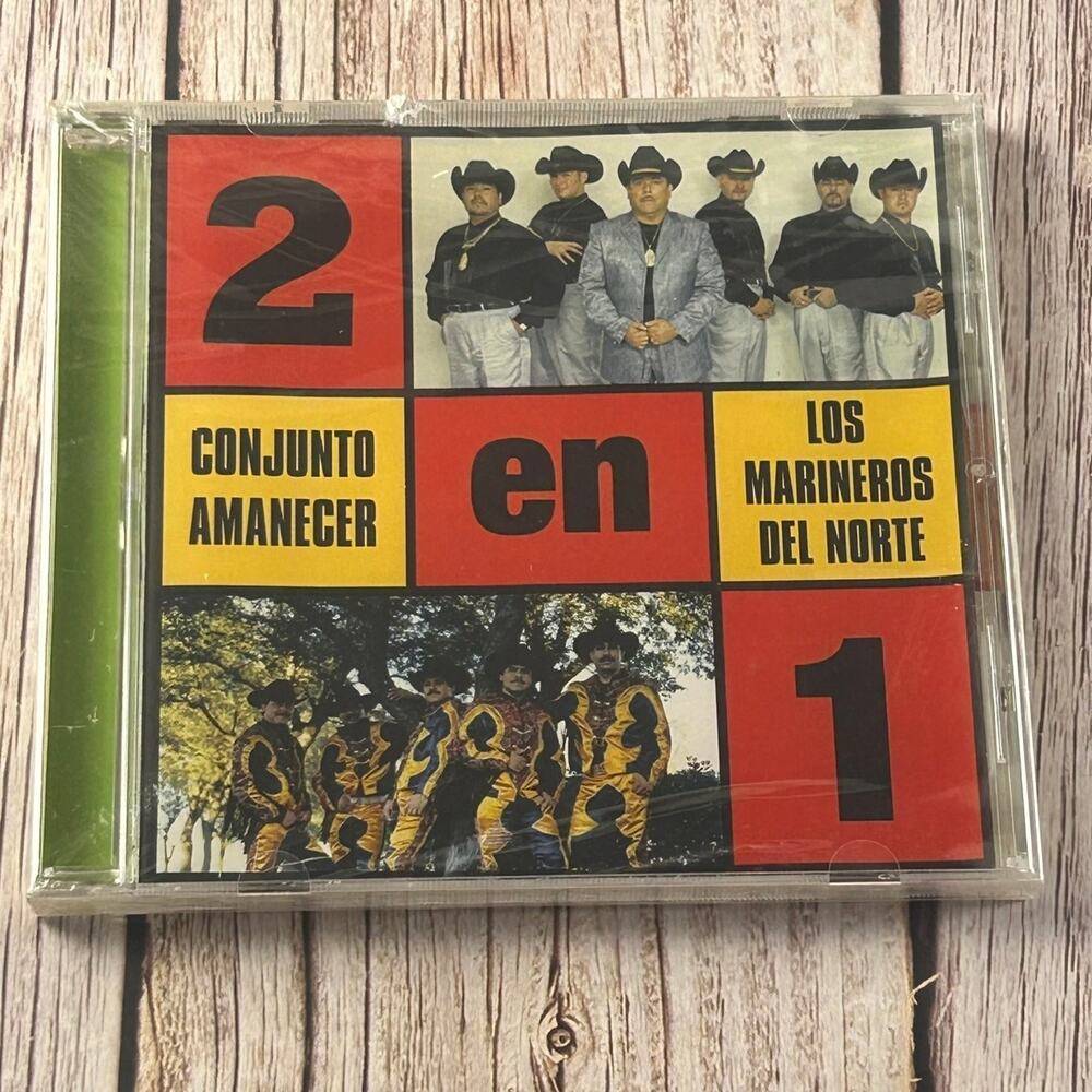 Conjunto Amanecer / Los Marineros Del Norte 2 en 1 CD 2005 Norteño Joey Records